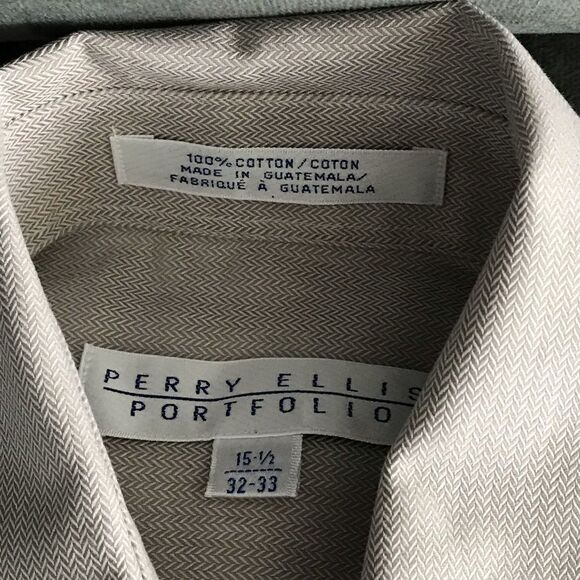 Perry Ellis Mens dress shirt - Picture 4 of 5